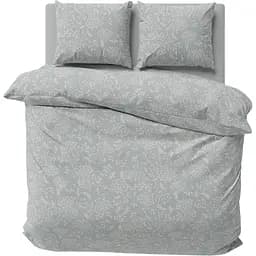 Комплект постельного белья LeLit Двуспальный 180х215 см микрофибра P-0200/2 серый (le2000000304250)