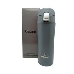 Термочашка Krauzer 350 мл сіра (86-350Matte Graphite) - мініатюра 4
