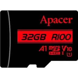 Карта памяти Apacer MicroSDHC 32Gb Class 10 UHS-I/U1 R100 (AP32GMCSH10UB-RA) (121248)