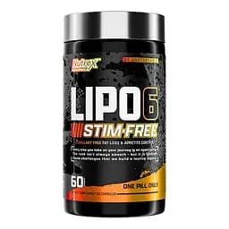 Жироспалювач Nutrex Research Lipo-6 Stim Free, 60 капсул
