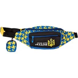 Сумка на пояс Yes SP-29 Welcome To Ukraine жовта з блакитним 43 x 15 x 8 см (559534)