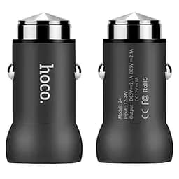 Автомобільний зарядний пристрій Hoco Z4 1USB Quick Charge 2.0 Black 2.1A