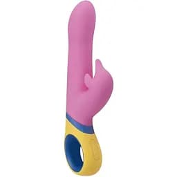 Вібратор-кролик PMV20 Dolphin Vibrator Ротація стовбура подвійна стимуляція