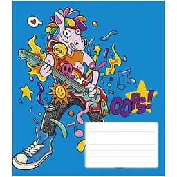 Тетрадь ученическая Школьник Oops в линию 12 листов 30 шт.