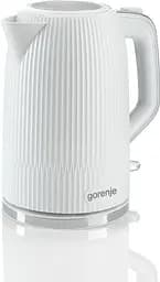 Електрочайник Gorenje 1.7 л Strix-контроль білий матовий kuh0015408 - мініатюра 2