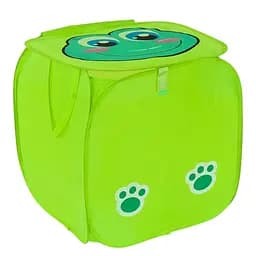Корзина для игрушек С 36581 складная зеленая 45 х 46 см