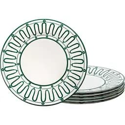 Набір тарілок Hanna Home Green line 27 см 6 шт. (922-058)