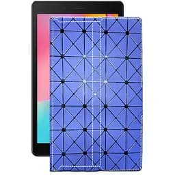 Чохол StatusCASE з екошкіри для планшету Samsung Galaxy Tab A8.0 2019 (T290) Синій ромб
