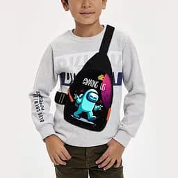 Сумка через плечо детская Among Us 29х17 см сумка слинг для мальчика (02038)