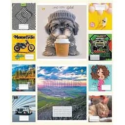 Зошит учнівський Тетрада 12230 Мікс 18 аркушів1 шт. в асортименті