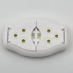 Міні UV/LED лампа Sun 17 Plus для сушіння нігтів на USB складна сенсорна для манікюру та педикюру 60 Вт Розовий - мініатюра 2