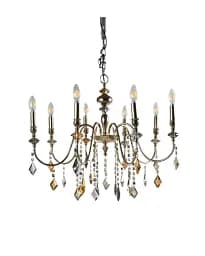 Люстра Edlin PL2416-8 Vanessa E14 8x12W IP20 золотой