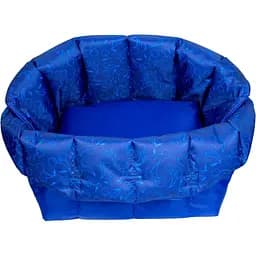 Сумка-переноска для котів і собак Barksi в автомобіль розмір L 38х30х39 см вишня синя