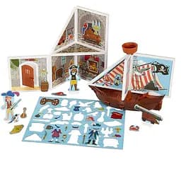 Ігровий набір Melissa & Doug Піратська бухта магнітний (MD30664) - мініатюра 3