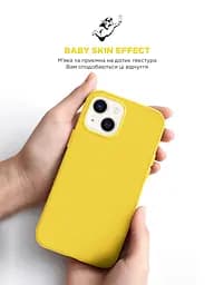 Силиконовый чехол с MagSafe для Apple iPhone 15, ICON2 MagCase, желтый, противоударный, панель с мягкой подкладкой, защита всего корпуса, поддержка беспроводной зарядки, совместим с защитными стеклами и пленками, ArmorStandart (ARM77011) - мініатюра 8