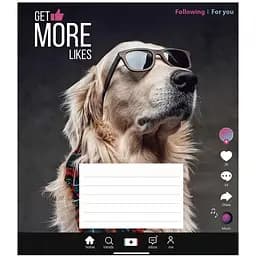 Зошит учнівський Influencer Школярик 012-3260L-4 до лінії 12 аркушів