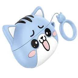 Беспроводные TWS наушники Hoco EW48 Happy Cat Case Glacier Cat