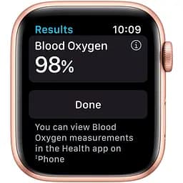 Смарт-годинник Apple Watch Series 6 GPS 44 mm Gold спортивний ремінець рожевий пісок (Grade C) Seller Refurbished - мініатюра 3
