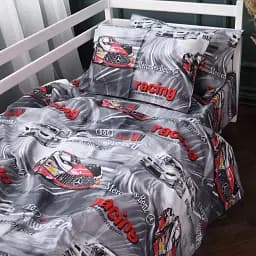 Комплект постільної білизни Mirson Kids Time 17-0855 Motospin Бязь 2 x 143 x 210 см - мініатюра 3