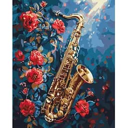 Картина за номерами Brushme Квітковий джаз 40x50 см (BS54043)