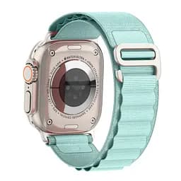 Ремінець для Apple Watch 49/46/45/44/42 (Series 1-3), блакитний, Alpine Loop Alpina Band, тканинний поліестеровий ремінець для смарт-годин, дихаючий, для активного відпочинку та спорту, ArmorStandart (ARM81049) - мініатюра 5