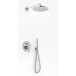 Душова система прихованного монтажу Kohlman Roxin хром + Box прихованого монтажу QW210RR30, Хром