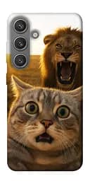 Чохол Demsky Shocked cat and lion для Samsung Galaxy S24