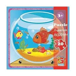 Пазли Домашні улюбленці. Акваріум LH05 G-Toys 20 елементів (4824687637436)