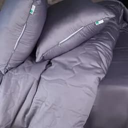 Літній постільний комплект MirSon Line Satin Premium Skyline Бавовна King Size (2200010978636) - мініатюра 8