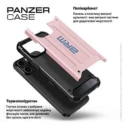 Чехол для Xiaomi Redmi 14C 4G/A4 5G Poco C75 4G/M7 5G, Panzer, розовый, противоударный, бронированный, милитари, панель-накладка, защита всего корпуса, защита дисплея и камеры, термополиуретан (TPU) + поликарбонат (PC), ArmorStandart (ARM85409) - мініатюра 4