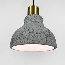Підвіс Terrazzo Toco із сірим бетонним плафоном в стилі Ар-деко Line.F MJ 167/1 GR - мініатюра 3