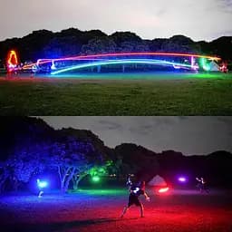 Літаючий дитячий бумеранг TOSY Flying Disc - 16 мільйонів кольорів RGB або 36 або 360 світлодіодів - мініатюра 3
