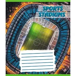 Зошит учнівський "Стадіон" Leader 018-540260L-5 у лінію, 18 аркушів (959054)