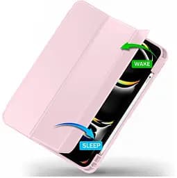 Чохол-книжка DK для Apple iPad Pro 13" M4 2024 Еко-шкіра силікон Smart Case Слот під Стілус pink sand - мініатюра 2