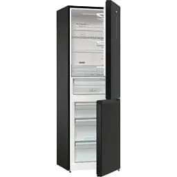 Холодильник Gorenje з нижн. мороз. камерою 185х60х60 см 2 двері 204(96) л А++ NoFrost+ LED дисплей чорний - мініатюра 3