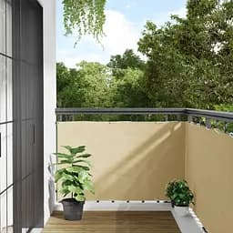 Сітка ширма для балкона 110 г/м² (0.9 х 2 м) Молочний - мініатюра 2