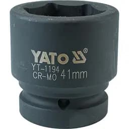 Головка торцева ударна 6-гранна Yato квадрат 1" М= 41 мм L= 65 мм (YT-1194)