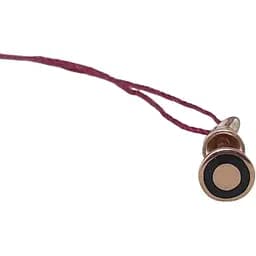 Золотая моносерьга-пуссета Tango с эмалью. 500043Ш Черный