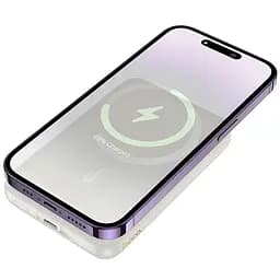 Портативний ЗП Power Bank Hoco J141 Grace PD20W з БЗП 10000 mAh Milky White - мініатюра 3