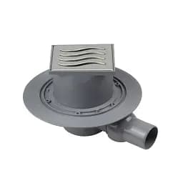 Душевой трап Pestan Confluo Dry-1 горизонтальный с фланцем 10х10 см (240159)