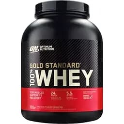 Протеин Optimum Gold Standard 100% Whey Клубничный крем 2.27 кг