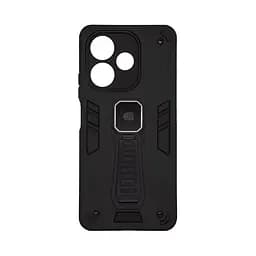 Чехол для OPPO A5 Pro 4G/A5 Pro 5G, Proover, черный, с подставкой и магнитом, противоударный, ударопрочный, бронированный, панель-накладка, защита всего корпуса, термополиуретан (TPU) + поликарбонат (PC), ArmorStandart (ARM85752)