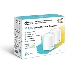 Система WiFi-Mesh Deco X20 AX1800, 1xGE LAN, 1xGE WAN, 2мод TP-Link teh0017176 - мініатюра 6