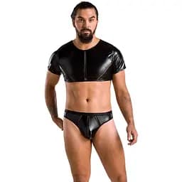 Комплект белья Passion 057 Peter XXL/XXXL черный