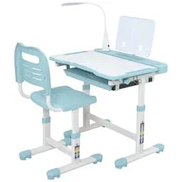 Дитяча парта Bambi M 5068-12 з лампою та підставкою для книг