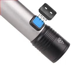 Ліхтарик Flashlight BL K31, акумуляторний ручний, світлодіодний з фокусуванням та USB зарядкою - мініатюра 5