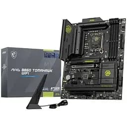 Материнская плата LGA1851, MSI MAG B860 TOMAHAWK WIFI, B860, 4xDDR5, 1xPCI-E 5.0 x16, 1xPCI-E 4.0 x16, 1xPCI-E 4.0 x1, 4xSATA3, 3xM.2, ALC897, Killer E5000, WiFi 7, Bluetooth 5.4, HDMI/DP/Type-C, ATX