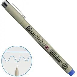 Линер Pigma Micron (0.5) 0.45 мм Синий Sakura