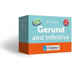 Настольная игра English Student Карточки для изучения английских слов English Student Gerund and Infinitive vol.2 (укр.) (591225994)