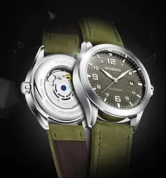 Годинник Ochstin Military Hook Green, 2 ремінця - мініатюра 3